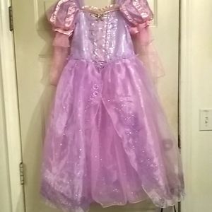 Disney Store princess Rapunzel tangled costume size 7/8 Halloween dress up